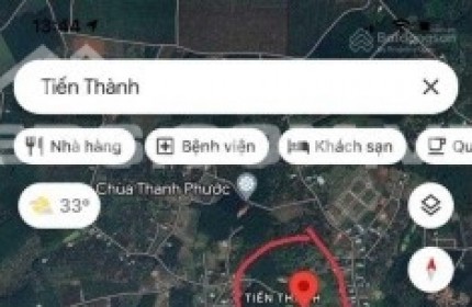 Đất thổ cư 168m2 tiến thành, tp đồng xoài giá chỉ 1 tỷ3 sổ sẵn